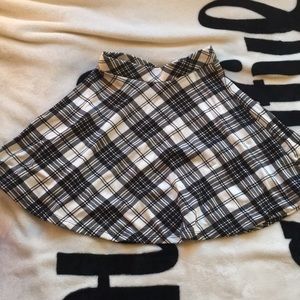 Plaid Circle Skirt